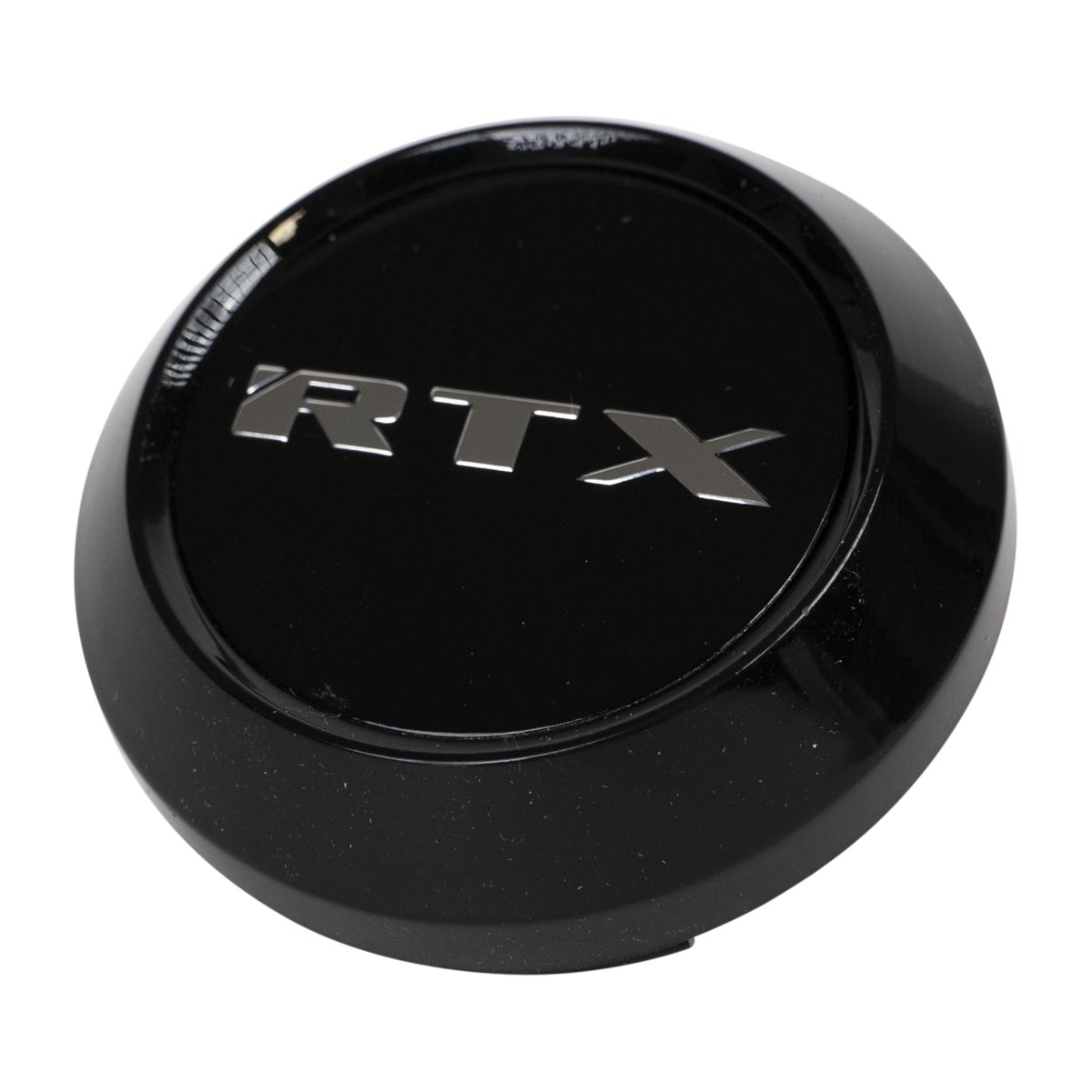 RTX 9082K68B1RT - Gloss Black Center Cap with RTX Chrome with Black Background
