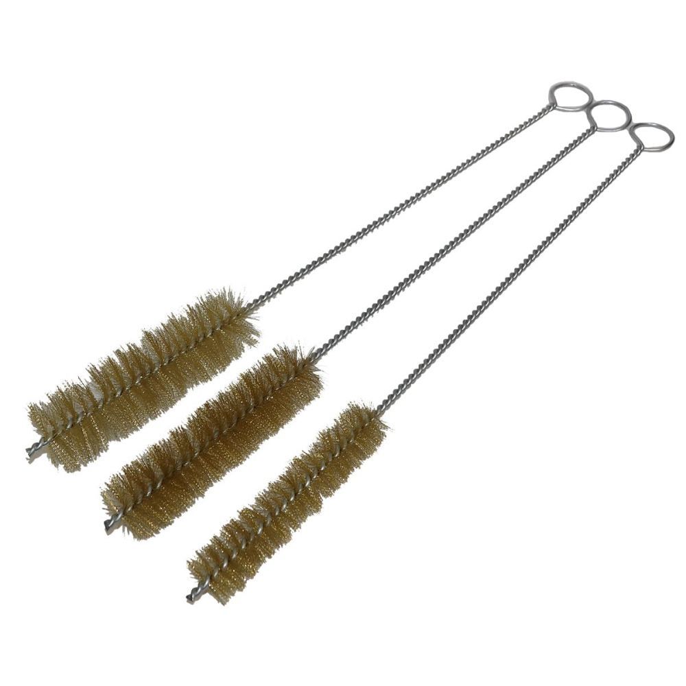 3 Pcs Brass Tube Brush Set