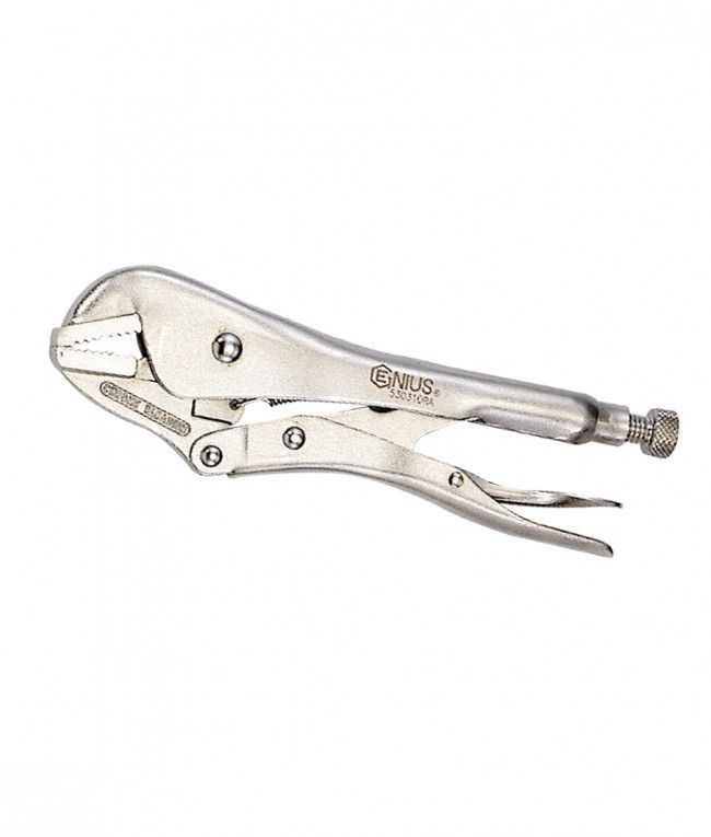 Genius Tools 530307RA Straight Jaw Locking Pliers, 175mmL