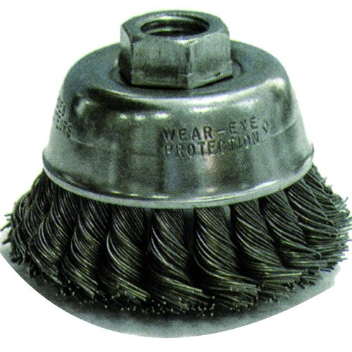 4" KNOT CUP BRUSH 020 5/8 - 11