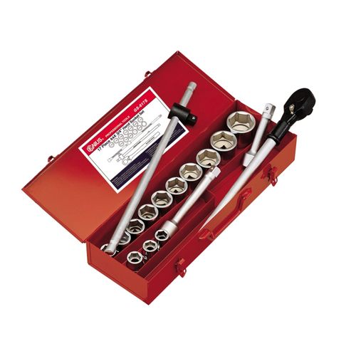 SAE HAND SOCKET SET 3/4"DR 17P