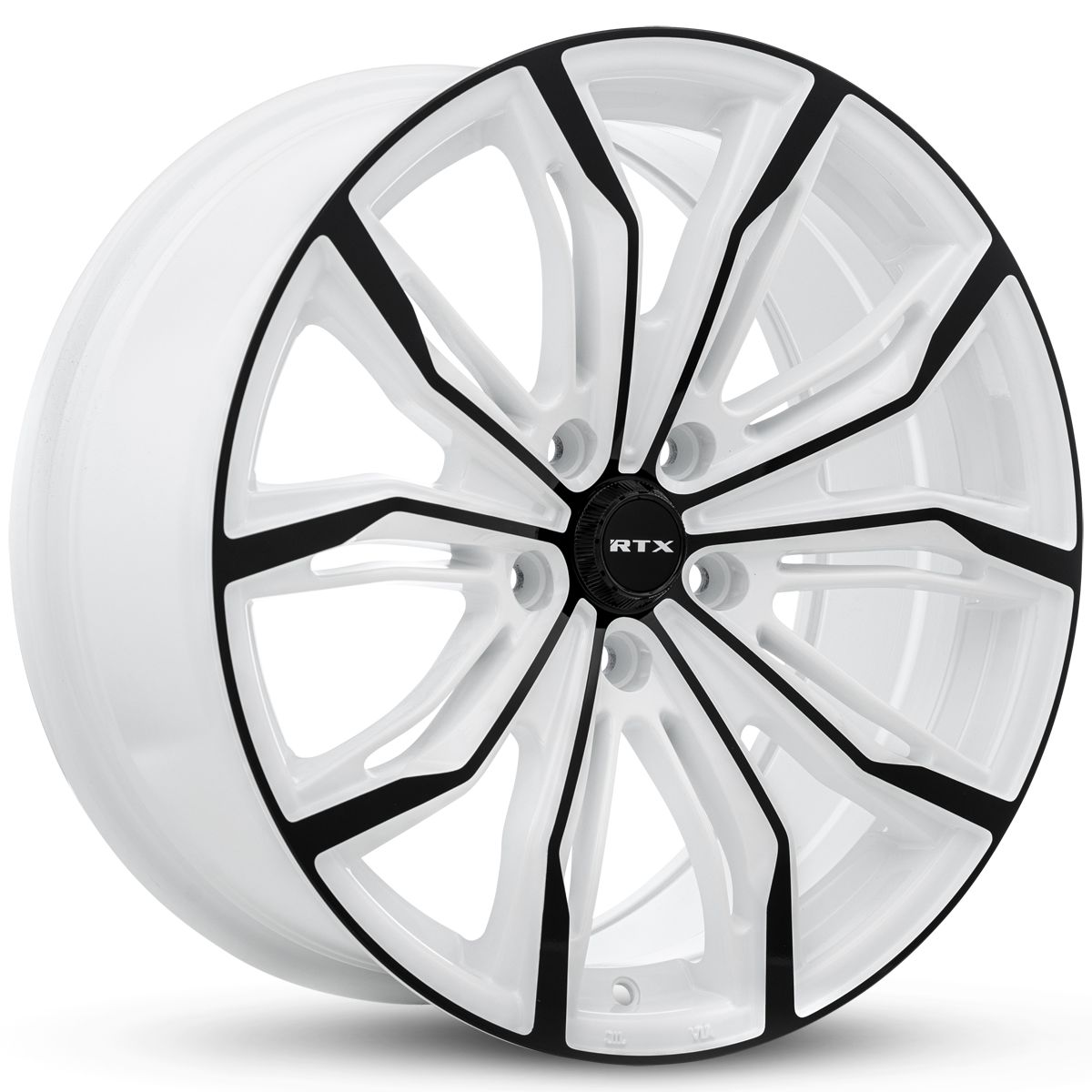 Black Widow • White & Black • 18x8 5x114.3 ET42 CB73.1