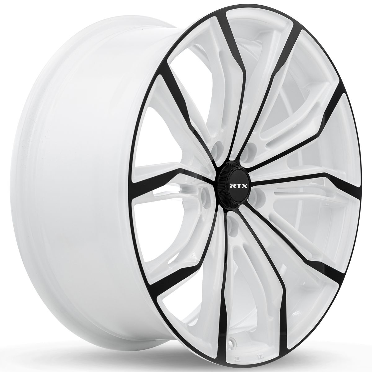 Black Widow • White & Black • 18x8 5x114.3 ET42 CB73.1