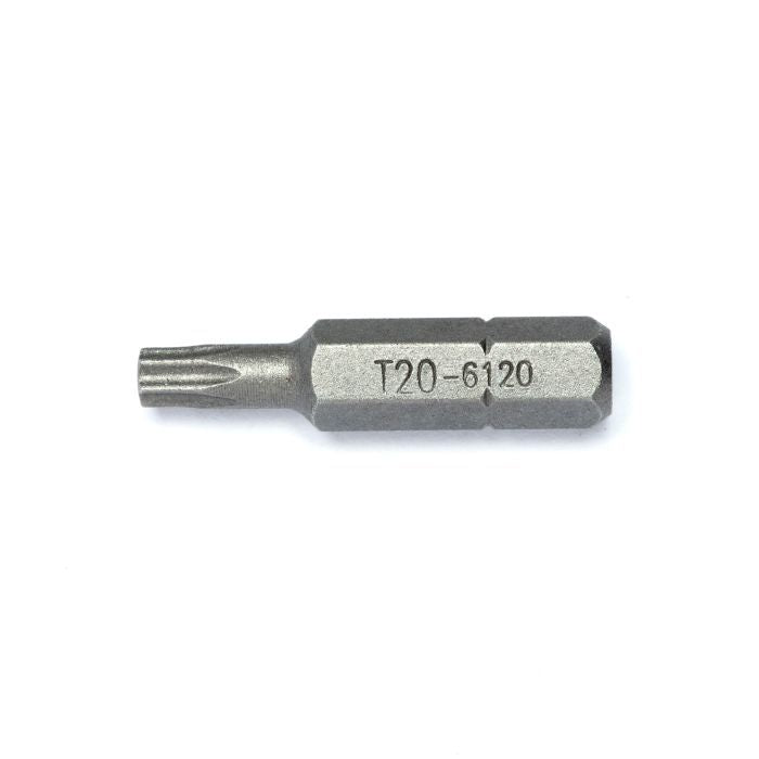 Genius Tools 6120 - T-20 Torx Bit, 1/4" Hex Shank, 30mm