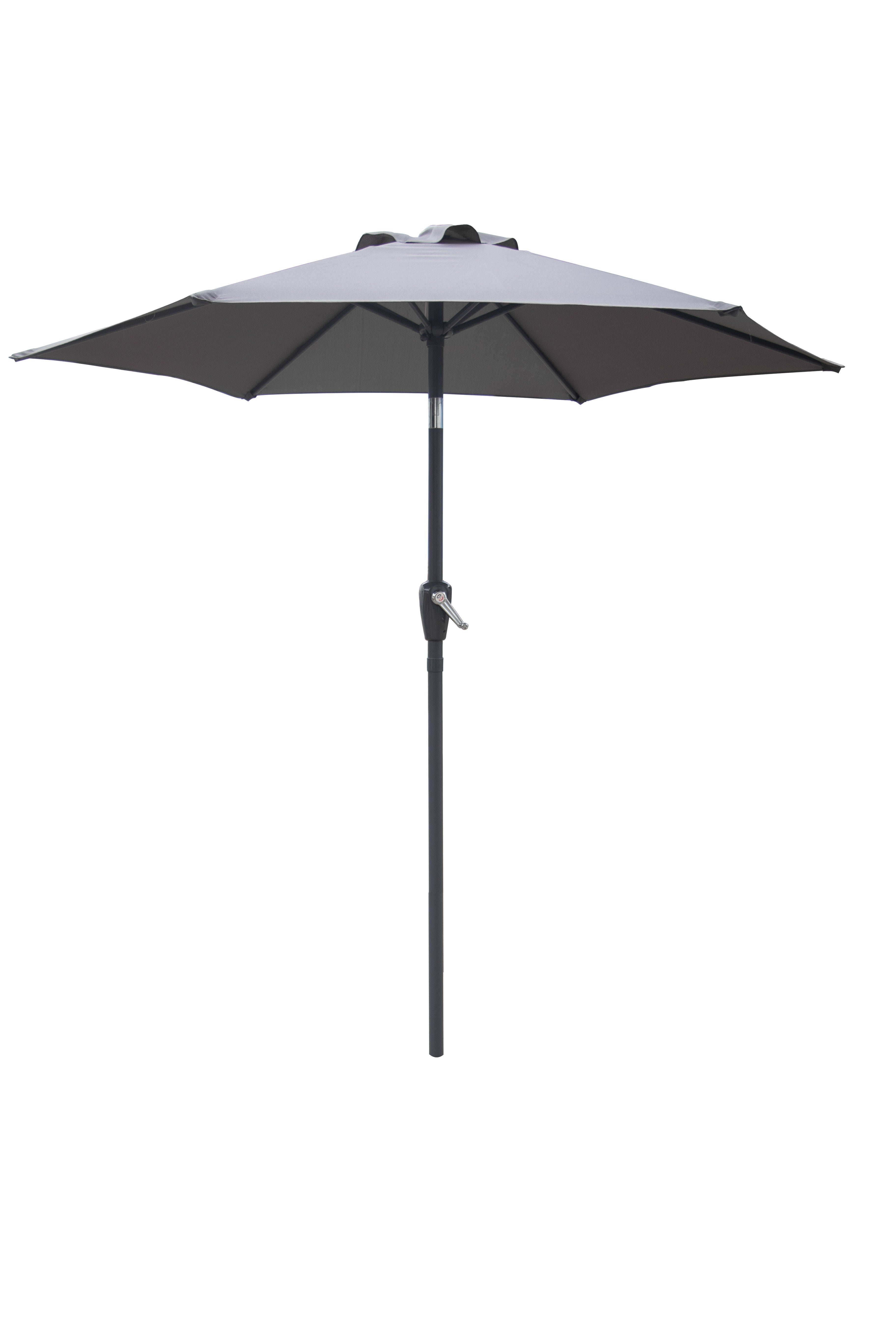 7' Tilting market umbrella, w/out base, cover included BLACK