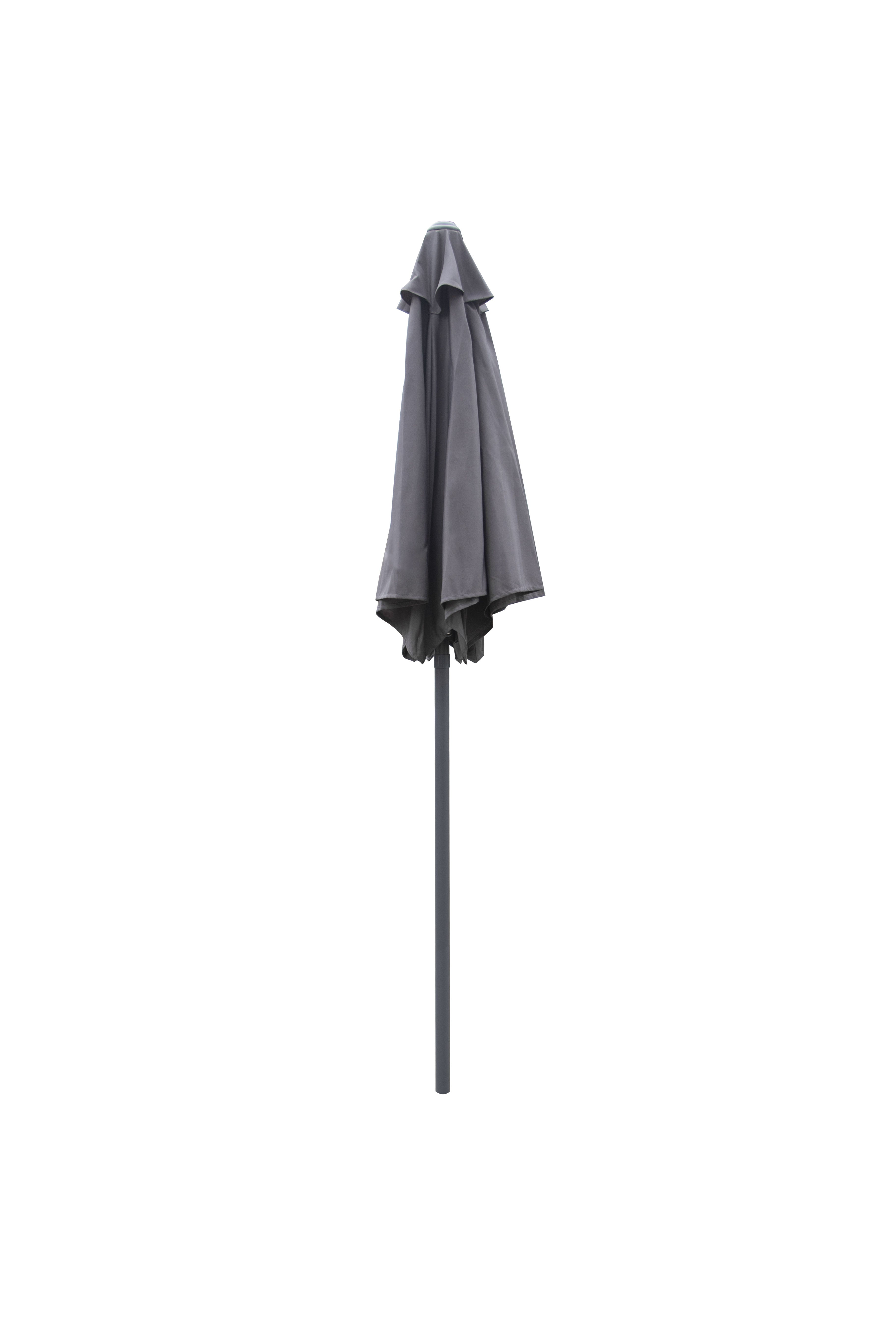7' Tilting market umbrella, w/out base, cover included BLACK