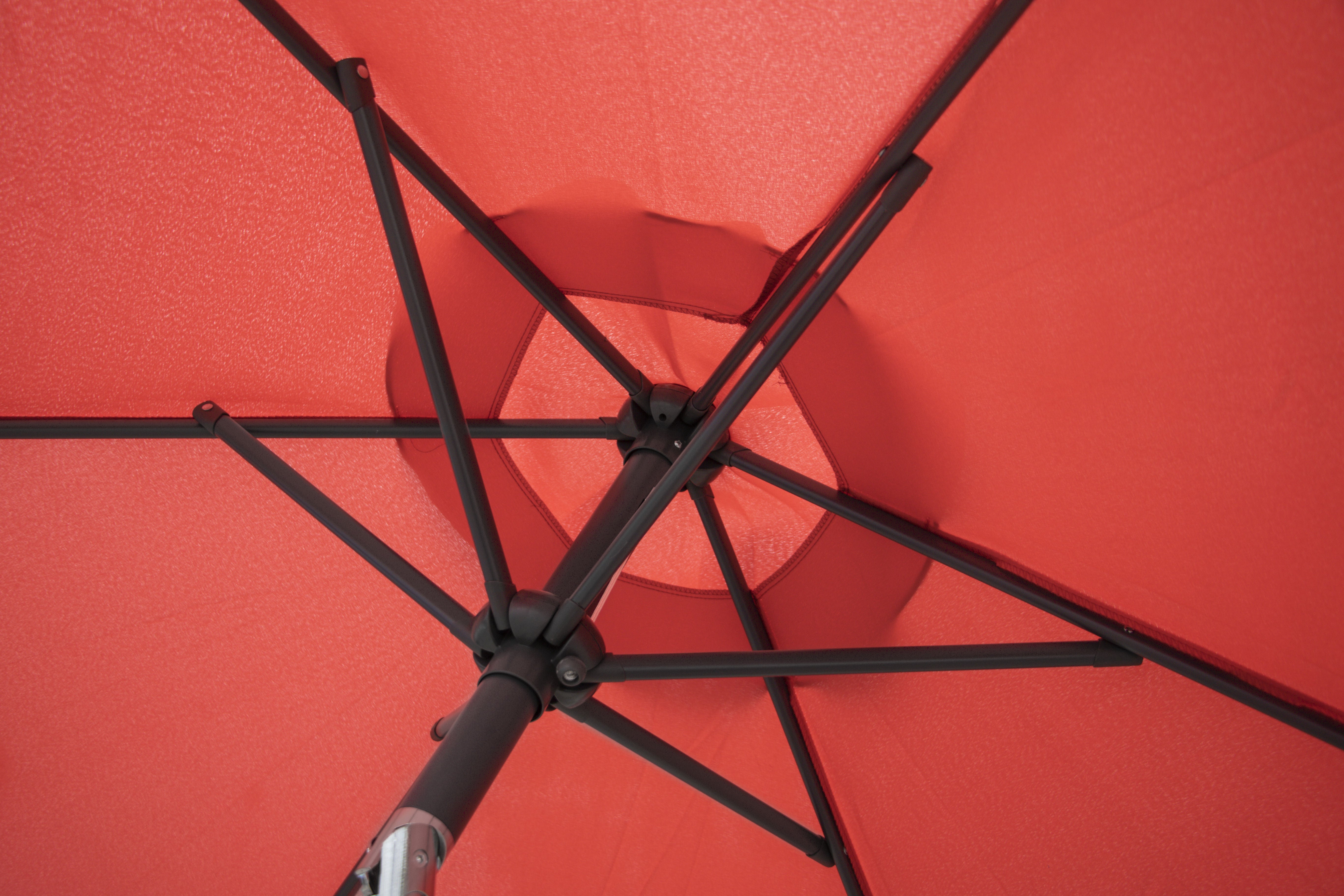 7' Tilting market umbrella, w/out base, cover included RED