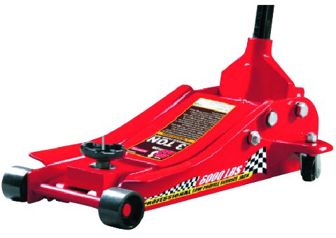 Steel Floor Jack 2.5/3 Ton, 3.35"-17.9" Height