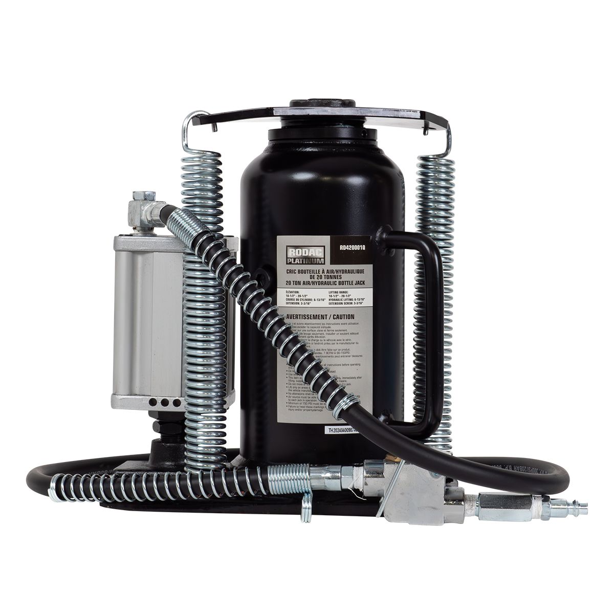 Hydraulic Pneumatic Bottle Jack 20 Ton
