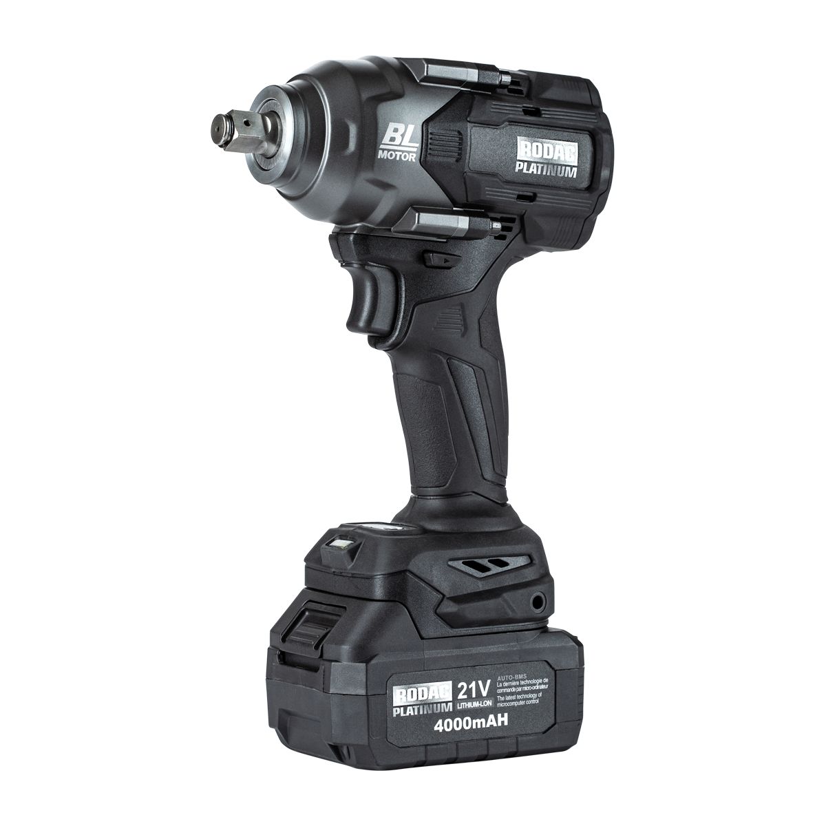 Rodac Platinum RD8803 - 20V 1/2" Brushless Cordless 3-Speed 1080Nm Impact Wrench