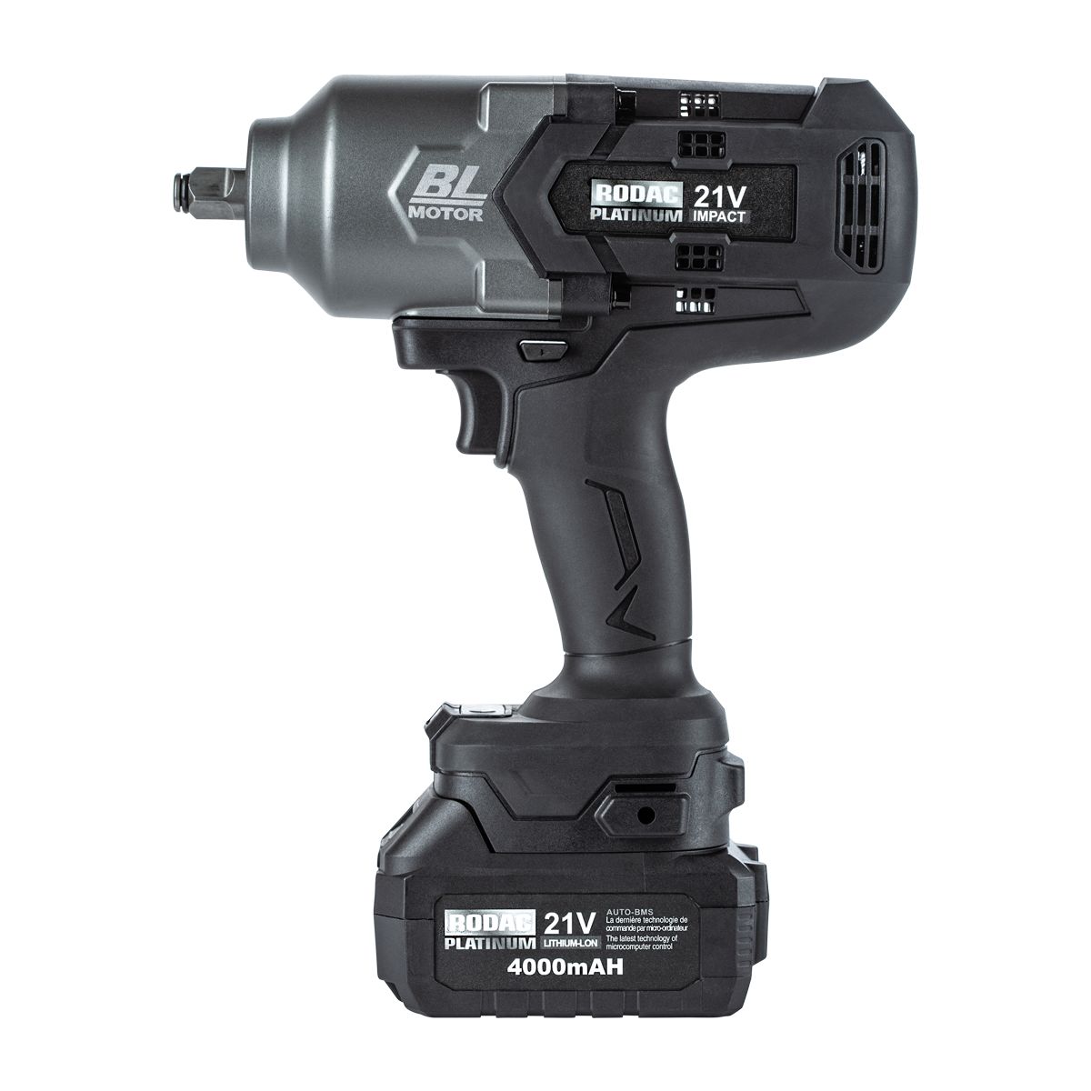 Rodac Platinum RD8804 - 1/2" Cordless Impact Wrench 1700 Nm