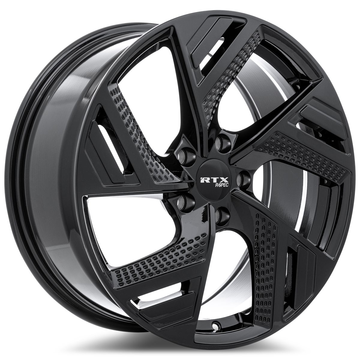 RS09 • Gloss Black • 19x8 5x112 ET45 CB57.1