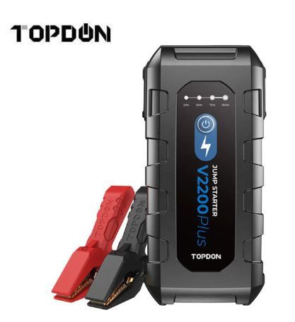 TOPDON V2200PLUS - 12V Jump Starter and Battery Tester