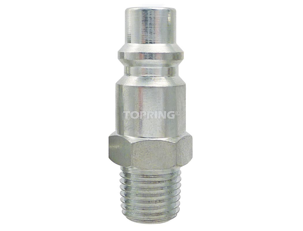 Topring 21-242 - 3/8 Industrial Plug Zinc Plated Steel 1/4 M NPT