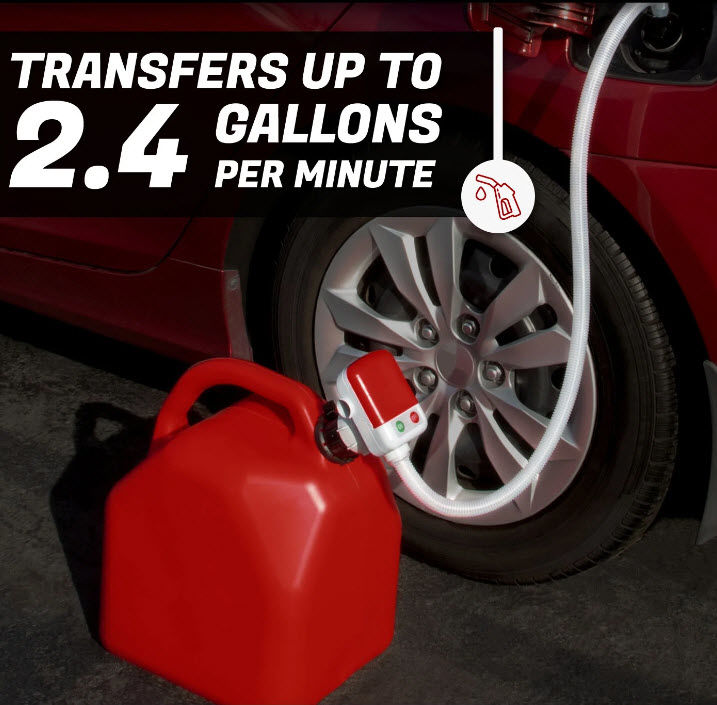 4th Generation Gas Can Battery Powered Fuel Transfer Pump