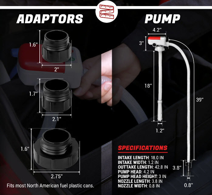 4th Generation Gas Can Battery Powered Fuel Transfer Pump