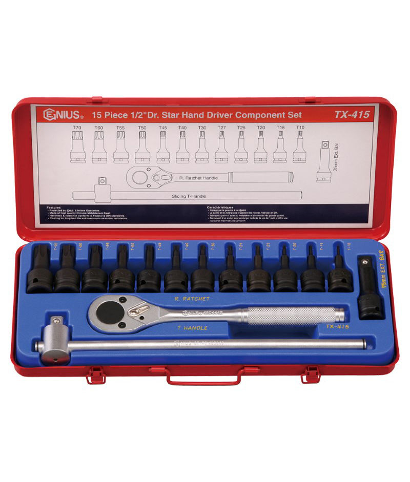 SPECIAL HEAD SOCKET 15PCES 1/2