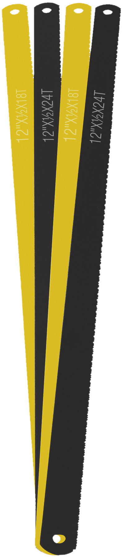 Performance Tools W739 - (4 pcs) Replacement Hacksaw Blades