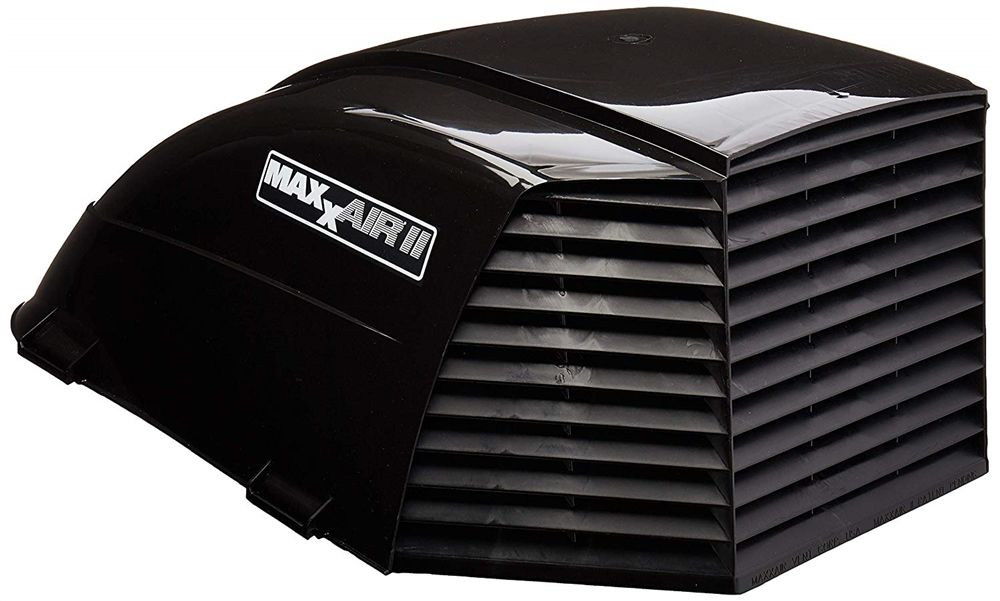 RV Products 00-933082 - MaxxAir II Roof Vent Cover - Black