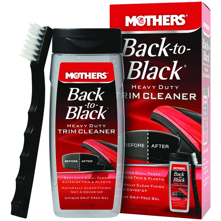 Mothers 06141 - Back-to-Black® Heavy Duty Trim Cleaner Kit 12 oz (1 Unit)