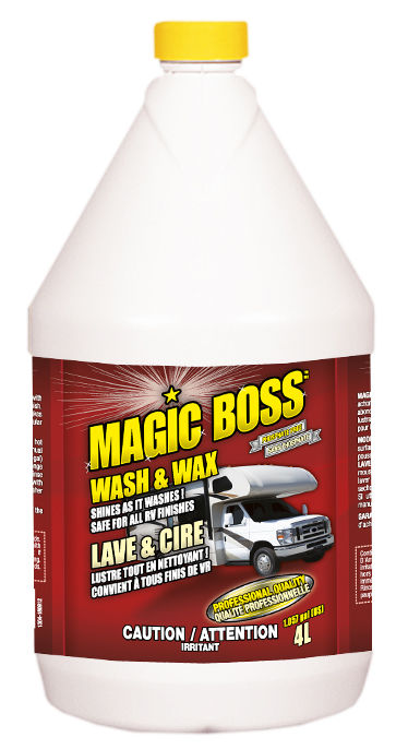 Magic Boss 1304 - Box of 4, Wash & Wax (4L)
