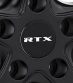 149K59B1M5 - Center Cap Satin Black & Logo Flat with RTX Chrome