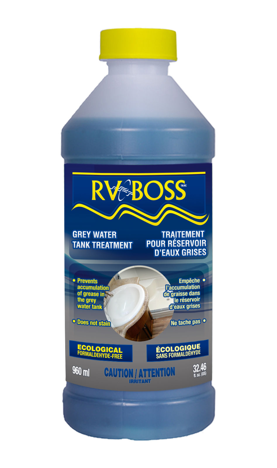 RV Boss 17791 - RV-Boss Grey Water Tank Treatment (960 ml)