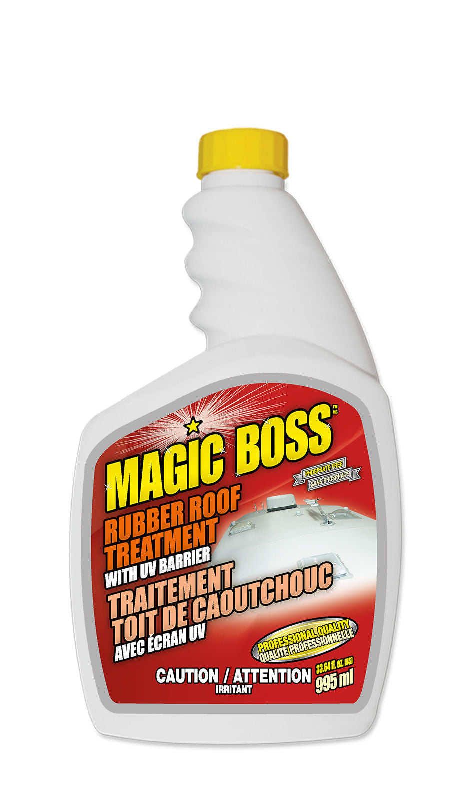Magic Boss 1793 - Rubber Roof Treatment with UV Barrier (995 ml)