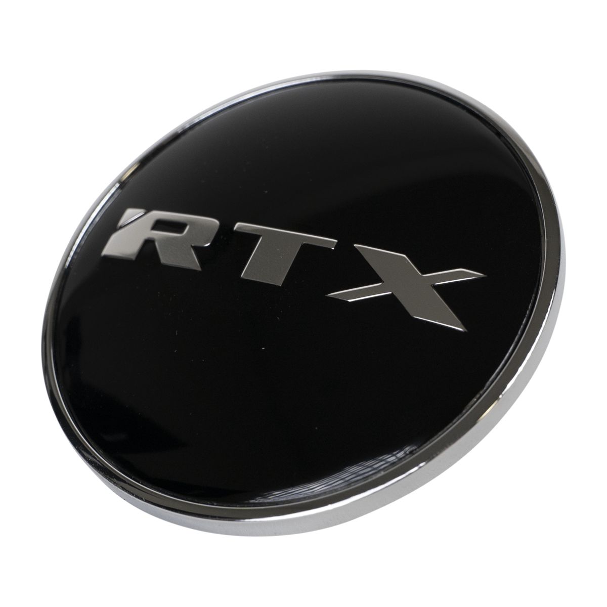 181K69RTB - Center Cap Black with RTX Chrome with Black Background 181K69