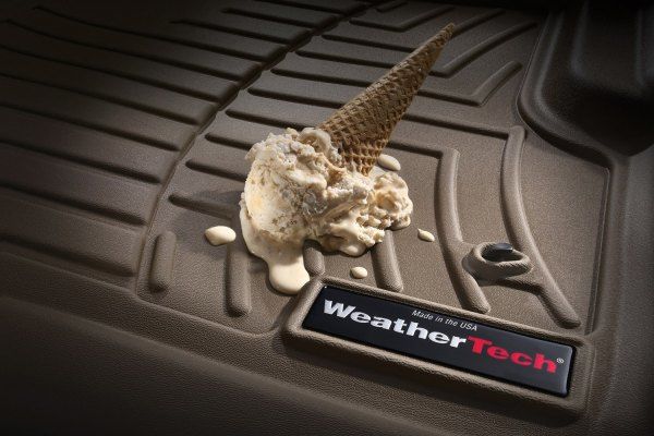Weathertech® • 4417072 • FloorLiner • Molded Floor Liners • Black • Rear • Toyota Corolla Cross (AWD) 22