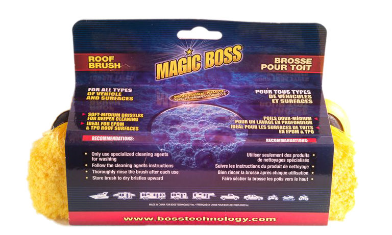 Magic Boss 61301 - Box of 9, RV Wash Brush 10" for Roof