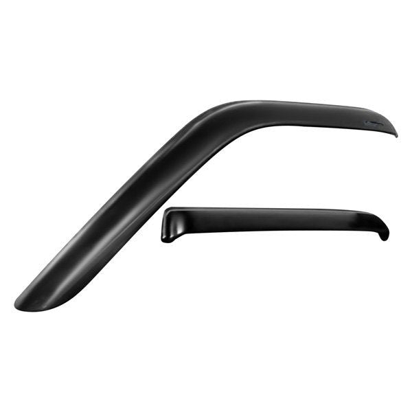 Stampede 6251-2 - Tape-Onz Smoke Front And Rear Sidewind Deflectors Dodge Ram 1500 Extended Cab 09-19