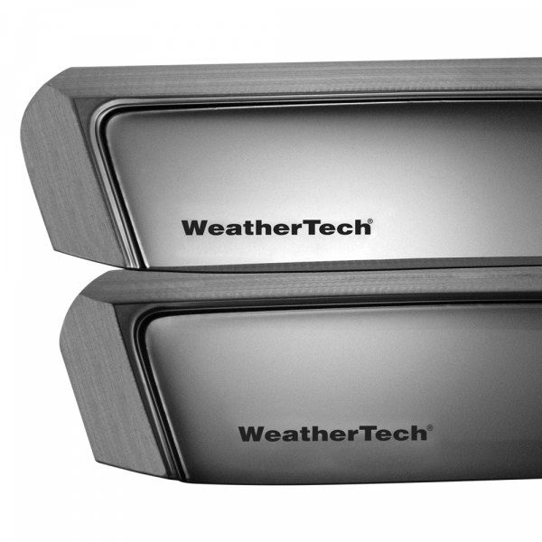 WeatherTech 82904 - In-Channel Dark Smoke Front and Rear Side Window Deflectors