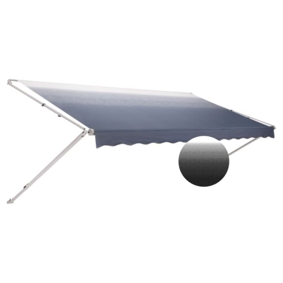 Dometic Corp 848NR19.40TB - 8500 Patio Awning, Onyx, 19', White Weathershield/ White End Cap