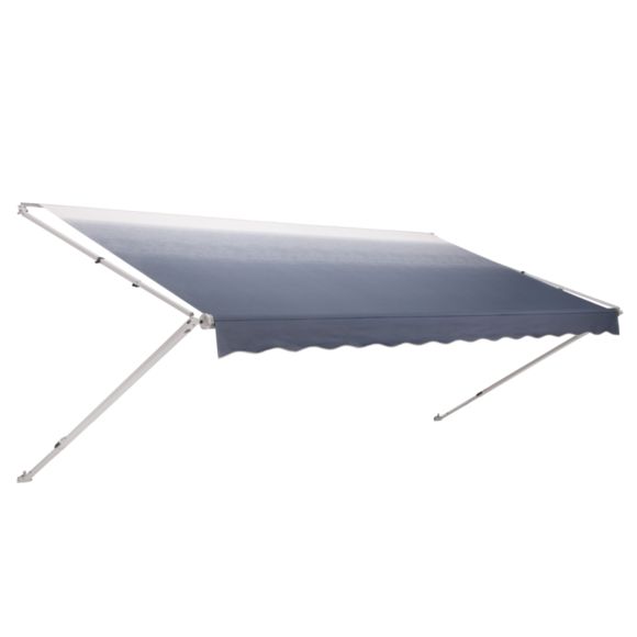 Dometic Corp 848NT21.40TB - 8500 Patio Awning, Azure, 21', White Weathershield/ White End Cap