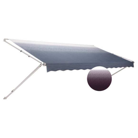 Dometic Corp 848NV19.40TB - 8500 Patio Awning, Maroon, 19', White Weathershield/ White End Cap
