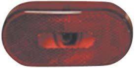 Fasteners Unlimited 89-121R - Replacement lens Red clearance light
