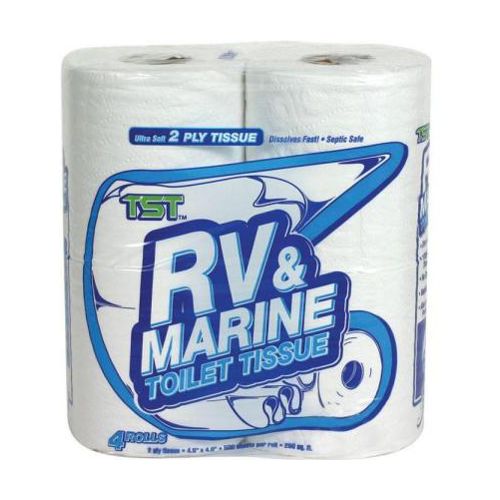 Camco 40274 - TST 2 Ply Toilet Tissue  - 4 Rolls, 500 sheets