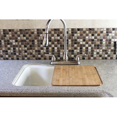 Camco 43437 - Sink Cover  - Bamboo 13" x 15"