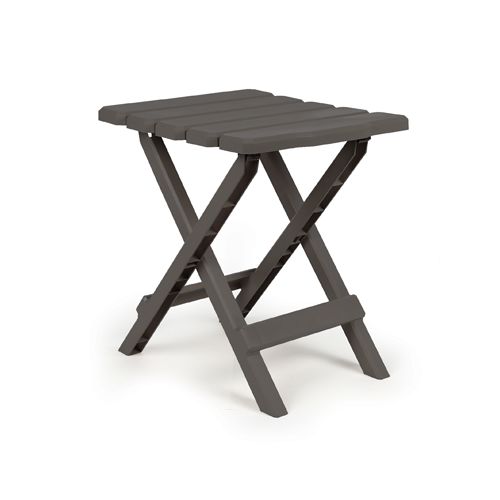 Camco 51881 - Small Adirondack Table - Plastic, Charcoal