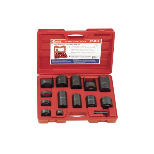 Genius AT0914 - 14 Pcs Master Ball Joint Adapter Set