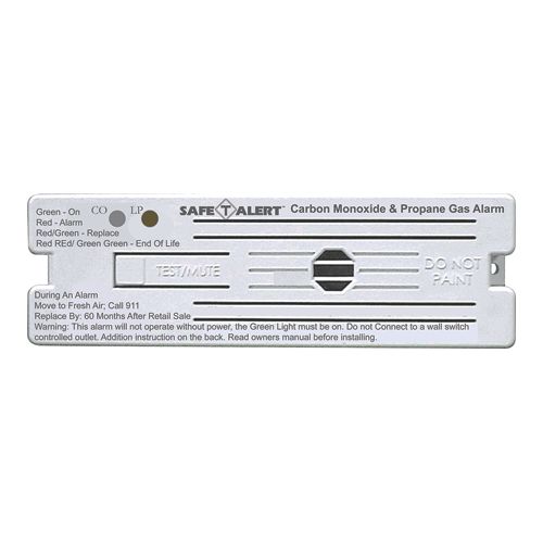 MTI Industries 35-741-WT - Propane and Carbon Monoxide Gas Leak Detector - White