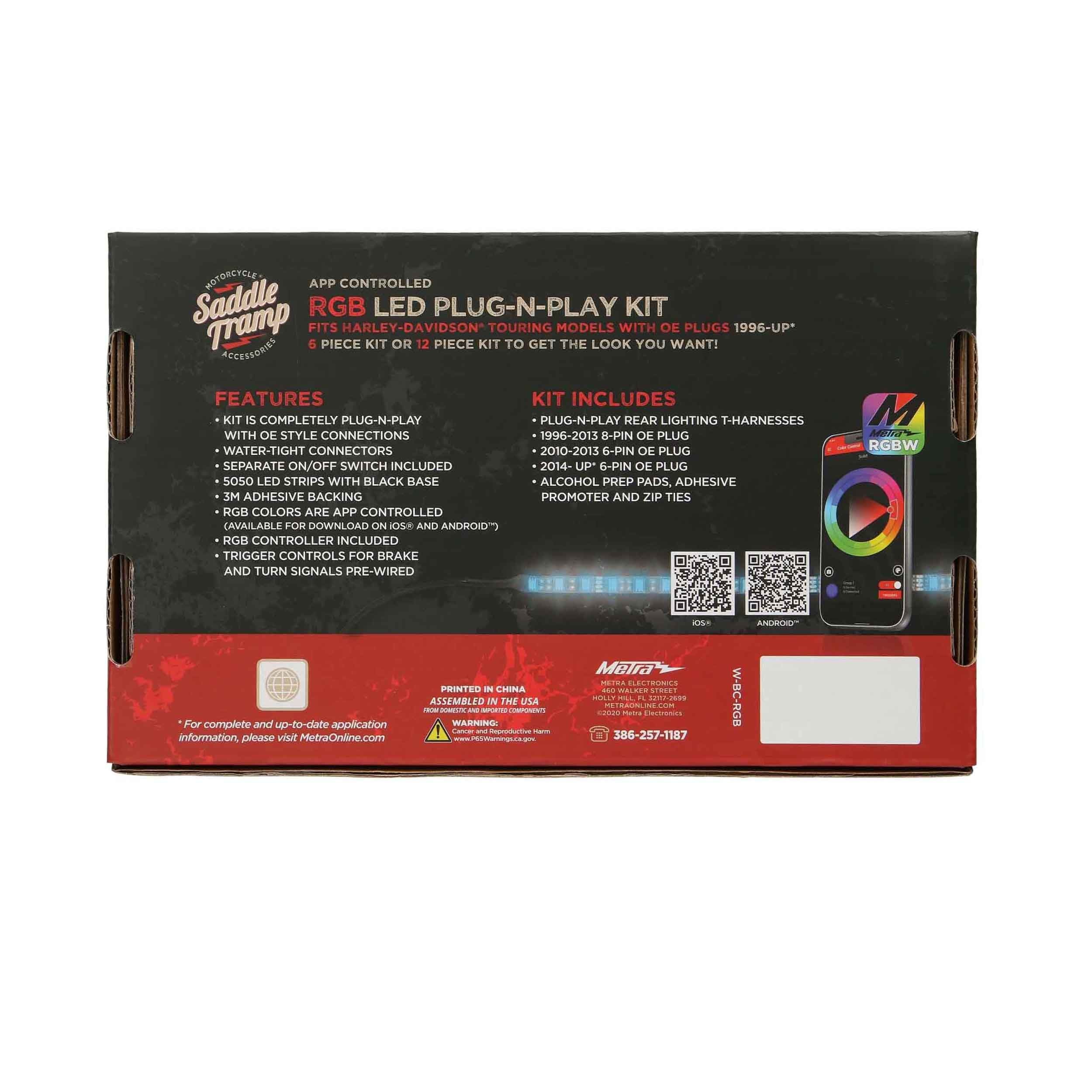Saddle Tramp BC-RGB-K1 - RGB 12-LED Strip Kit with Controller
