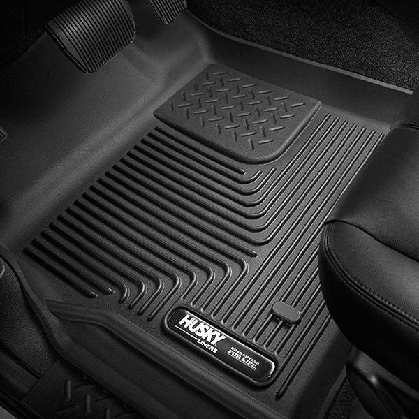 Husky Liners® • 52731 • X-Act Contour • Floor Liners • Black • First Row • Ford F-250 Super Duty 17-22