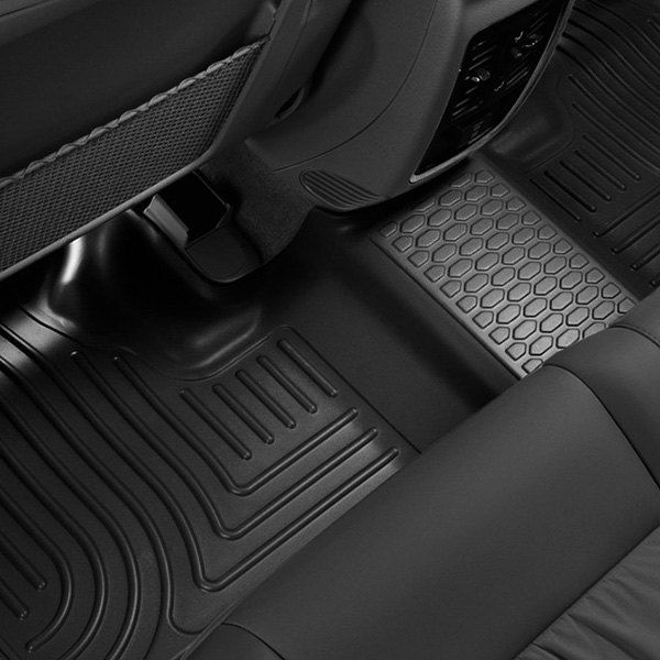 Husky Liners® • 94081 • WeatherBeater • Floor Liners • Black • First Row & Second Row