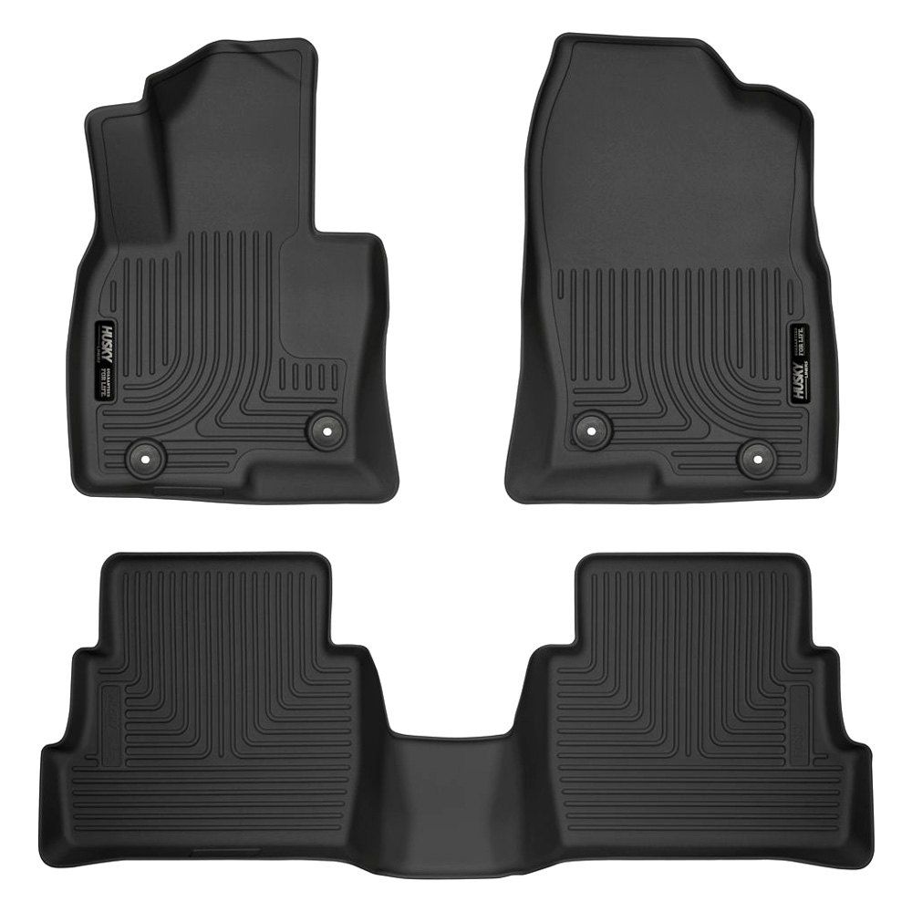 Husky Liners® • 95641 • WeatherBeater • Floor Liners • Black • First Row/Second Row
