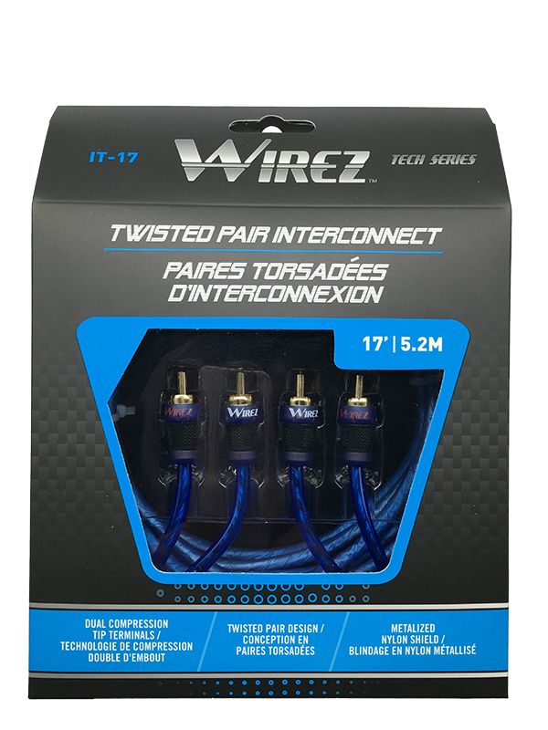 Wirez IT-17 2 Channel Interconnect - 17ft