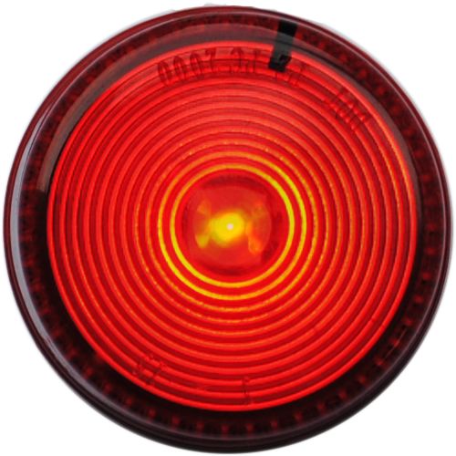Jammy J-151-R - 2″ Round Single-Diode LED Clearance / Marker Lamp - Red