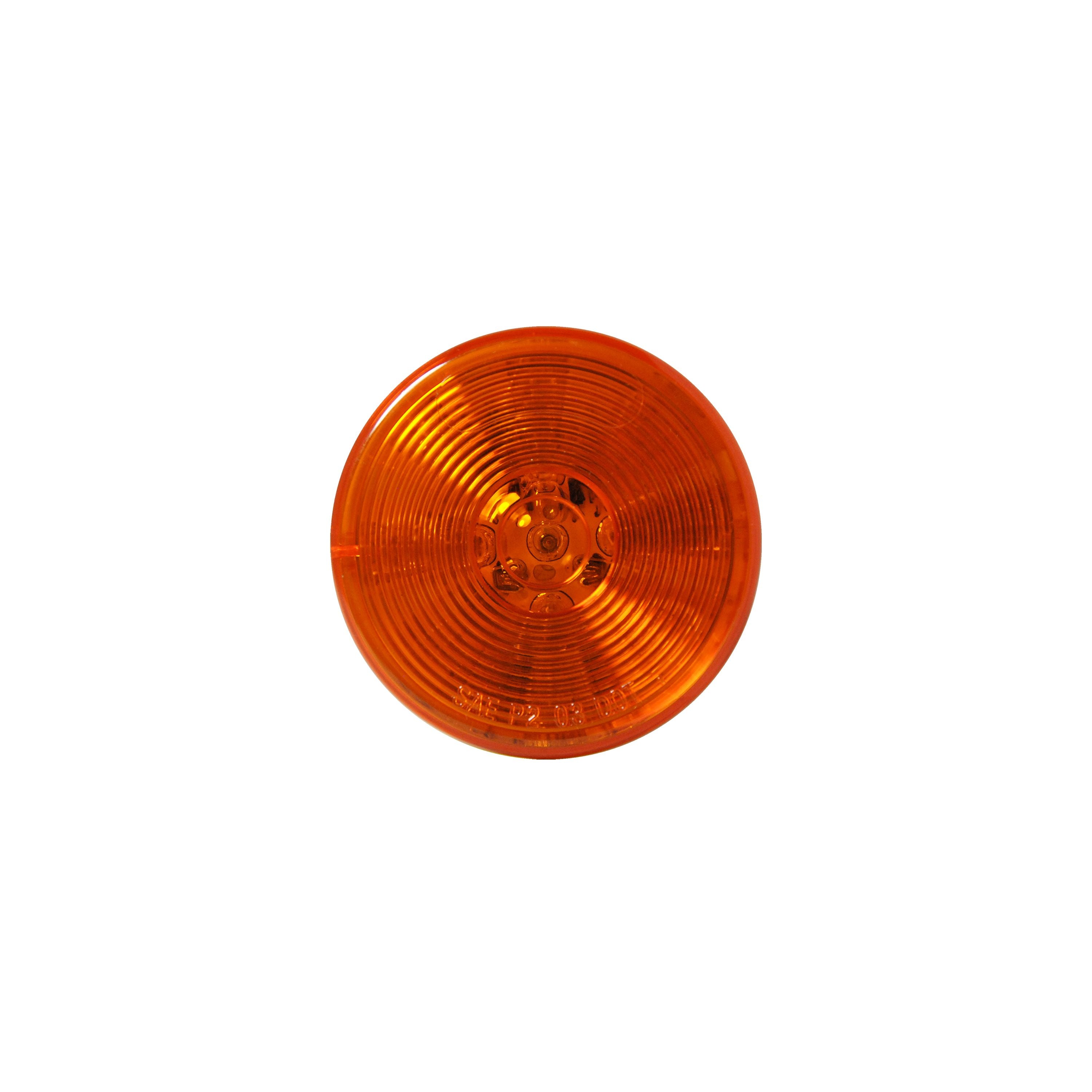 Uni-Bond LED2000-6A - 2″ Round LED Marker Lamp – 6 Diodes Amber