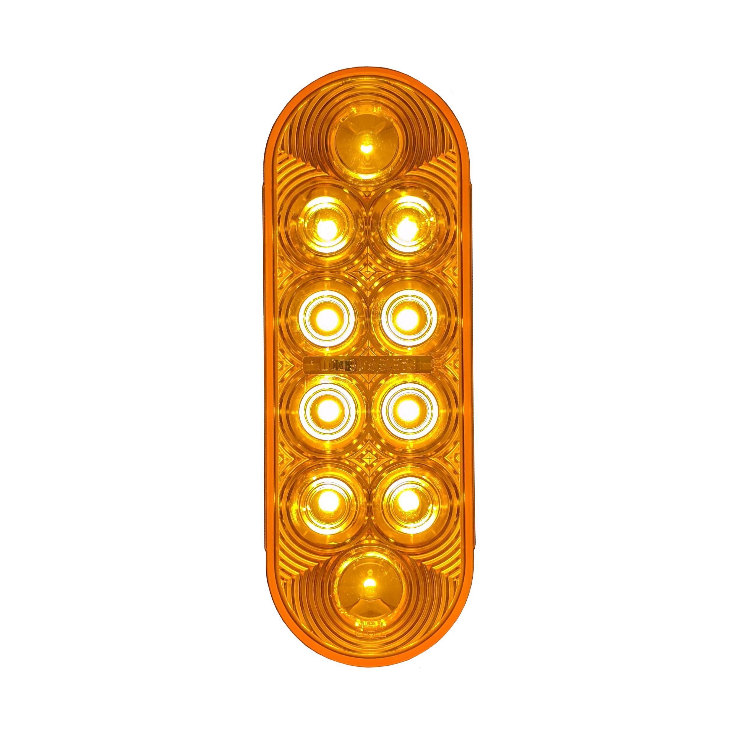 Uni-Bond LED2238S-10A - LED Oval Signal/Park Lamp Amber - 10 Diode